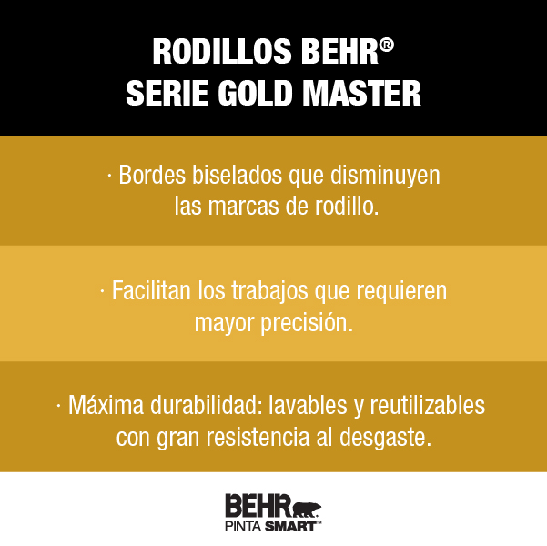 Behr Rodillos Gold Master Home Depot México